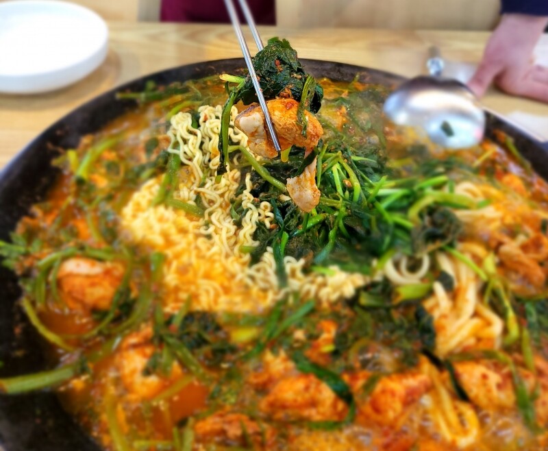 성원닭갈비,삼척 성원물닭갈비